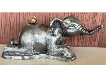 1994 Elephant By Michael Ricker Pewter Figurine  498/1150
