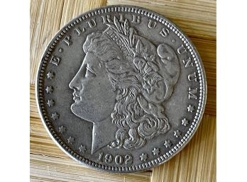 1902 Morgan Silver Dollar Coin