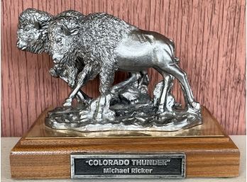 2000 Colorado Thunder By Michael Ricker Pewter Figurine No 122