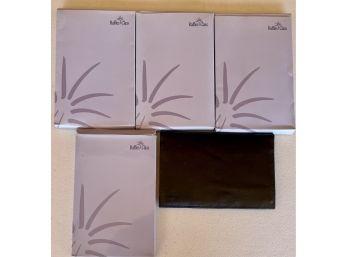 (4) New In Box Singapore Airlines Raffles Class Class Leather Passport Wallets
