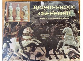 Vintage Renaissance Chessmen Vintage Chess Set By Lowe
