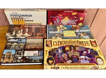 Scrabble, 13 Dead End Drive, Backgammon, And More