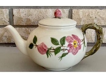 Vintage Franciscan Desert Rose Pottery Teapot