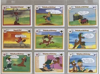 (9) Assorted 1990 Upper Deck Co. Looney Tunes MLB Cards