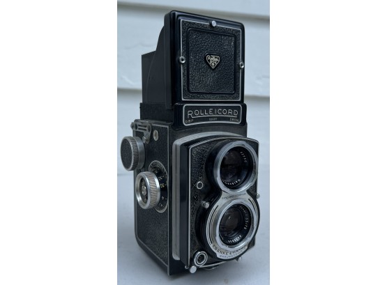 Rolleicord V DBP Camera With Schneider-kreuznach And Xenar 3.5/75mm Len And Heidosmat 3.2/75mm Len