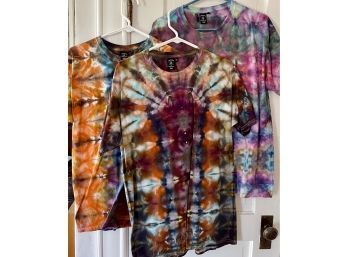 (3) Jammin' Dyes Tie Dye T-shirts Size M And (2) L