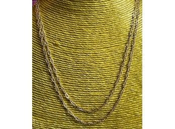 Vintage 14k Gold Italy Chain Necklace - Weighs 5.9 Grams