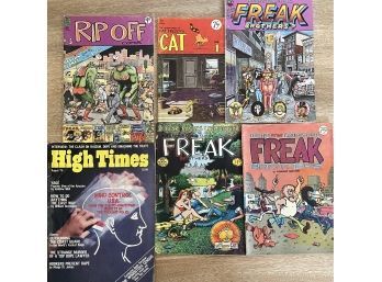 Rip Off Comics High Times 1979 And Freak Bros 1972, 73, And 75