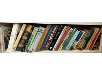 Large Collection Of Vintage Books - Basic French Cook Book, Pasta, Antique Furniture, Antique's, And More