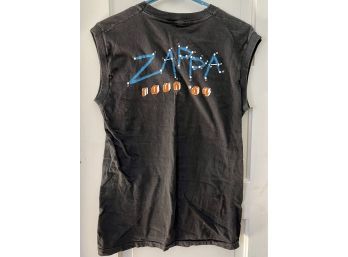 Authentic 1984 Screen Stars Frank Zappa Tour Sleeveless Shirt Size Medium