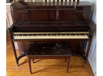 Steinway & Sons 1940's Upright Model P Piano With Piano Bench **MUST BE ABLE TO MOVE**