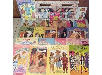 Vintage Paper Doll Collection - Barbie, Shirly Temple, Accessories And More