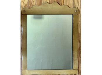 Vintage 23.75' X 35' Maple Wall Mirror