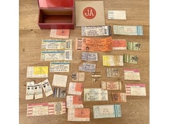 Large Lot Of Vintage Concert Tickets - Led Zeppelin, Jethro Tull, Grateful Dead, Willie Nelson, Skynyrd