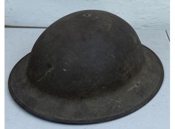 WWII 182ZD Helmet With Original Leather Strap