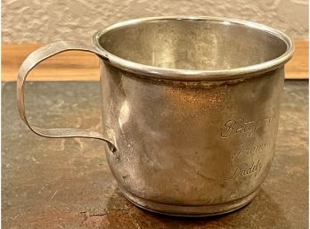 N.s. Co. Sterling Silver Baby Cup 1944 (as Is) Weighs 56 Grams Total