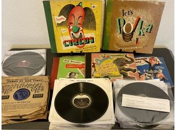 Large Collection Of Vintage Box Set And 78 Albums - Decca, Bozo, Nut Cracker, Brunswick, And More