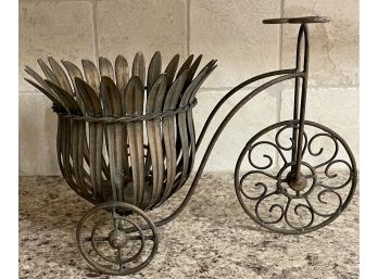 Metal Bicycle Outdoor Plant Stand