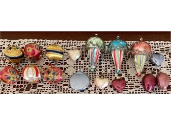 Antique And Vintage Christmas Ornaments - Mercury Glass, Satin, Silk, And More