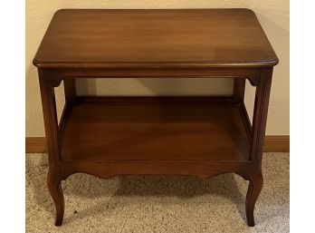 Mid Century Modern Imperial Furniture Made In Grand Rapids Side Table With Bottom Storage