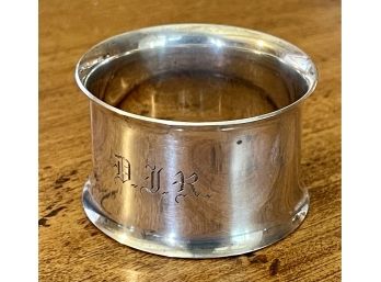 Sterling Silver Napkin Ring 2' Wide Total Weight 38.3 Grams