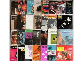 (28) Assorted Vintage Vinyl Albums - Dixieland, Benny Goodman, Nat King Cole, & More