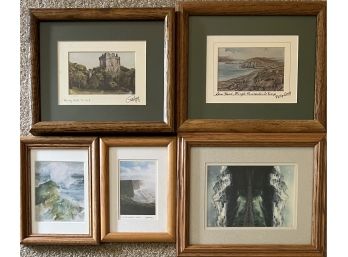 (5) Assorted Small Landscape Prints - Including (2) Philip Grey