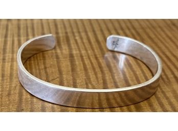 Vintage Sterling Silver Mexico Cuff Bracelet Weighs 21.1 Grams