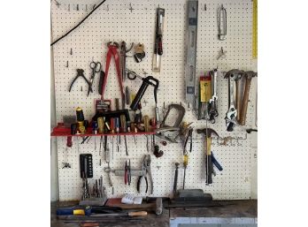 Large Lot Of Assorted Hand Tools - Pliers, Bits, Wrenches, Screwdrivers, And More (as Is)