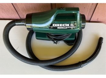 Oreck XL Ironman IM-88 Handheld Canister Vacuum With Hose