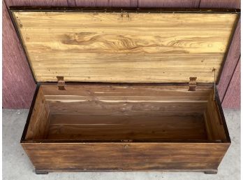 Vintage Pine Chest With Cedar Lining