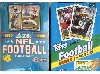 Score & Topps 1990/1992 NFL Cards
