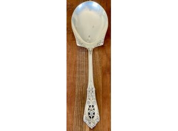 Sterling Silver Wallace Rose Point Serving Spoon - Total Weight 96 Grams