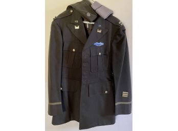 WWII Wool Military Jacket With Matching Caps - Free Action Back Sacco Uniforms
