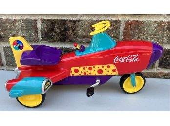1995 Coca-cola Diecast Model Pedal Vehicle Limited Edition Rocket 2009/20000