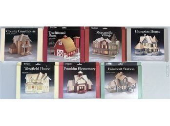 (7) Fairmont/hill Model House Kits (Unused)