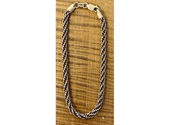 10k Yellow Gold Twist Chain 7.5' Bracelet Peru ZRW - Weighs 3.5 Grams