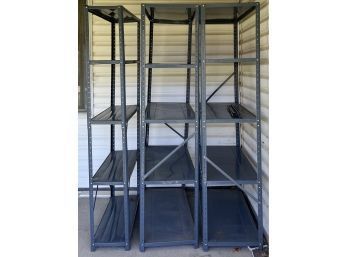 (3) 72 Inch Metal Utility Shelves (as Is)