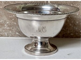 Sterling MFH Fanfair Weighted Pierced Compote - 112.5 Grams