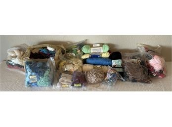 Assorted Color Thread And Yarn (full And Partial)