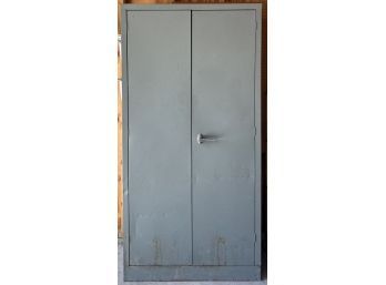 Industrial 2 Door 5-shelf Metal Cabinet