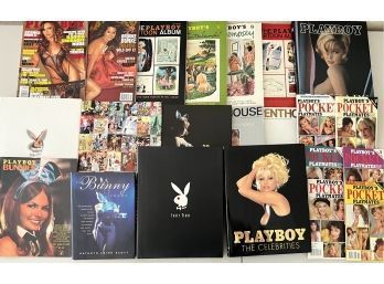 Large Playboy And Penthouse Collection - Celebrities 40 And 50 Years, Pocket Playmates, Cartoons, And More