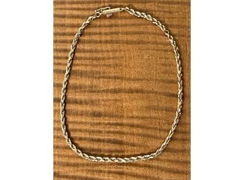 14k Yellow Gold Rope Chain 8' Bracelet - Weighs 3.5 Grams