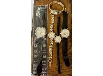 (5) Vintage Watches - Malan Water Resistant, Gruen, And More