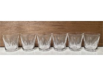(6) Crystal Low Ball Glasses