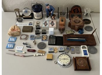 Large Collection Of Maytag Memorabilia - Coasters, Figurines, Tokens, Cards, And More