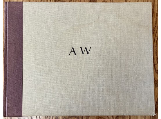 Andrew Wyeth 1968 Hardback Coffee Table Book First Printing With Print
