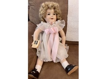 Shirley Temple Reproduction Porcelain Doll