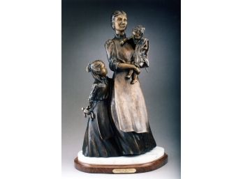 Mother Of The Plains Bronze Original By Dawn Weimer Local Monumental Bronze Artist Signed