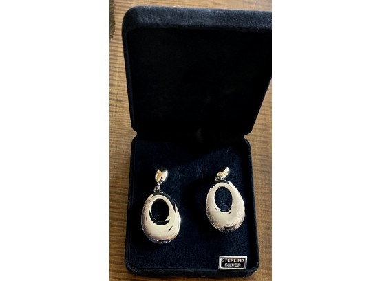 Sterling Silver Earrings In Original Box